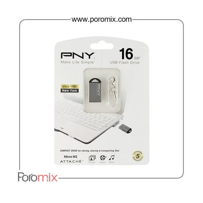 Flash Memory 16GB PNY Micro M2 Attache USB 2.0 فلش پی ان وای