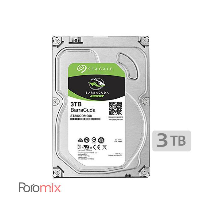 HARD DISK 3TB Seagate BarraCuda ST3000DM008