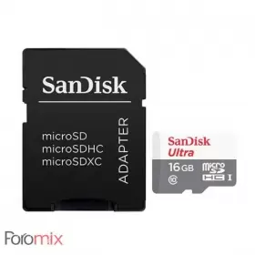 Card 16GB SanDisk Ultra UHS-I U1 Class 10 microSDHC کارت حافظه سن دیسک