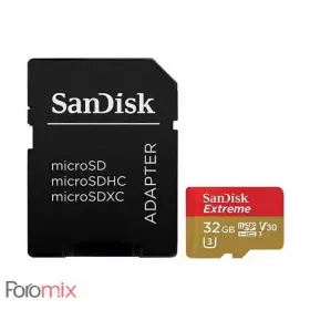 Card 32GB SanDisk Extreme V30 UHS-I U3 Class 10 90MBps microSDHC