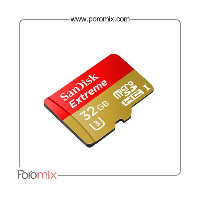 Card 32GB SanDisk Extreme V30 UHS-I U3 Class 10 90MBps microSDHC