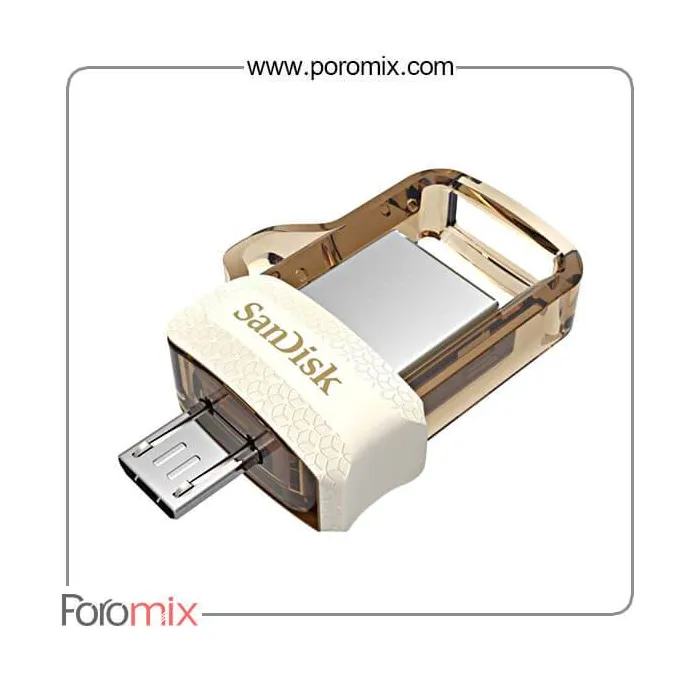 Flash Memory 64GB SanDisk Ultra Dual Drive M3.0 USB3 , OTG فلش سن دیسک