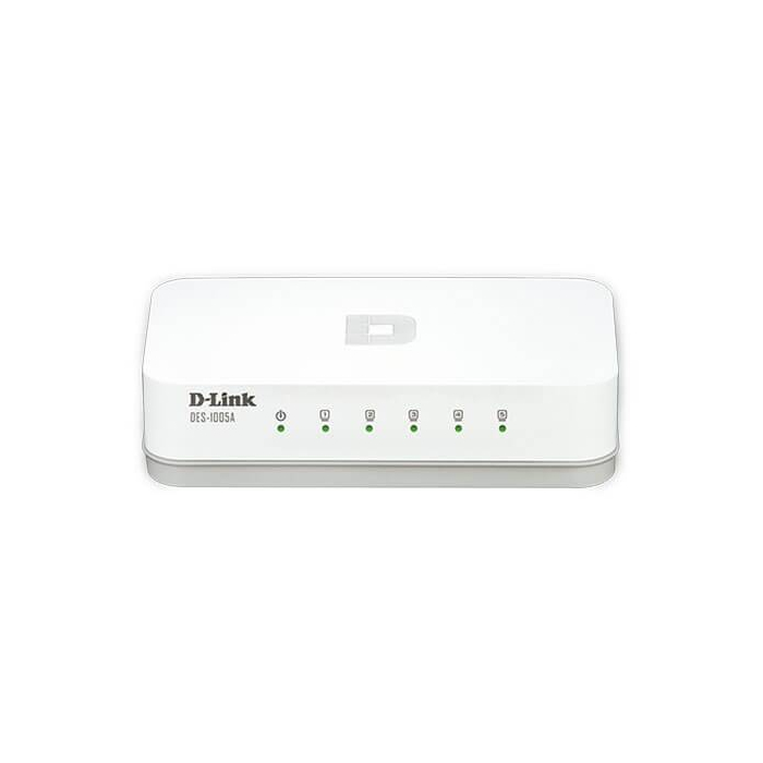 D-Link DES-1005A 5-Port Fast Ethernet Desktop Switch