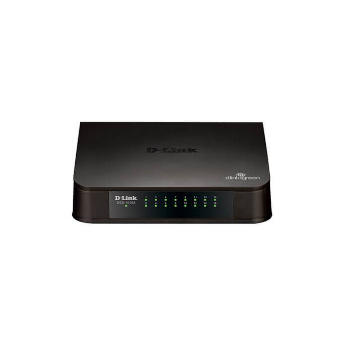 D-LINK DES-1016A 16-Port Desktop Switch