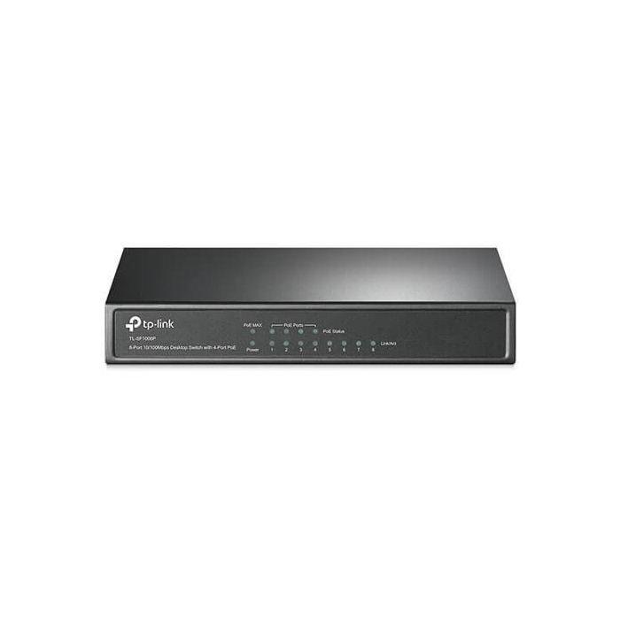 TP-LINK TL-SF1008P 8-Port 10 Desktop PoE Switch