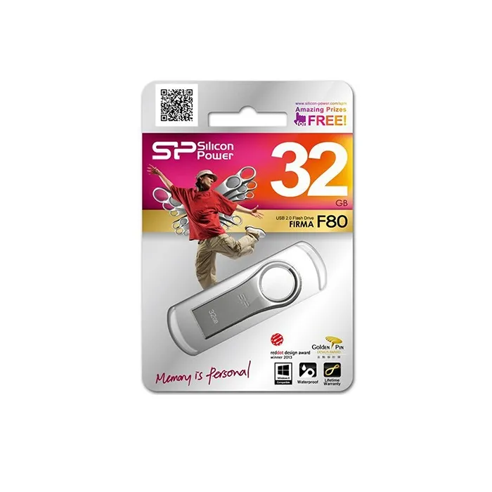 Silicon Power Firma F80 USB 2.0 Flash Memory - 32GB