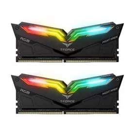 رم کامپیوتر DDR4 دو کاناله 3200 مگاهرتز CL16 تیم گروپ مدل T-Force Night Hawk RGB ظرفیت (2×8)16 گیگابایت