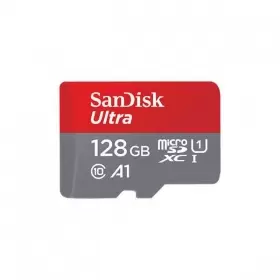 کارت حافظه سن دیسک ظرفیت 128 گیگابایت مدل Ultra A1 UHS-I U1 Class 10