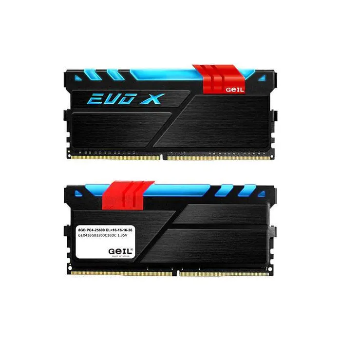 RAM 16GB (8GB*2) Geil EVO X RGB DDR4 3200MHZ