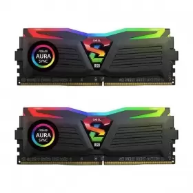 رم کامپیوتر DDR4 دو کاناله 3000 مگاهرتز CL16 ژل مدل Super Luce RGB ظرفیت (2×8)16 گیگابایت