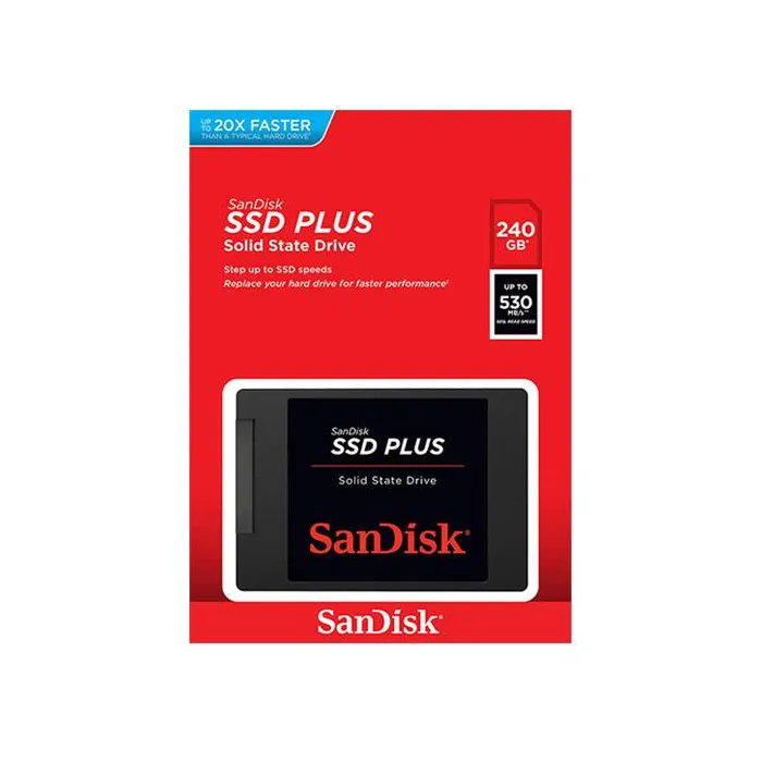 SSD Drive SanDisk SSD PLUS 240GB حافظه اس اس دی سن دیسک