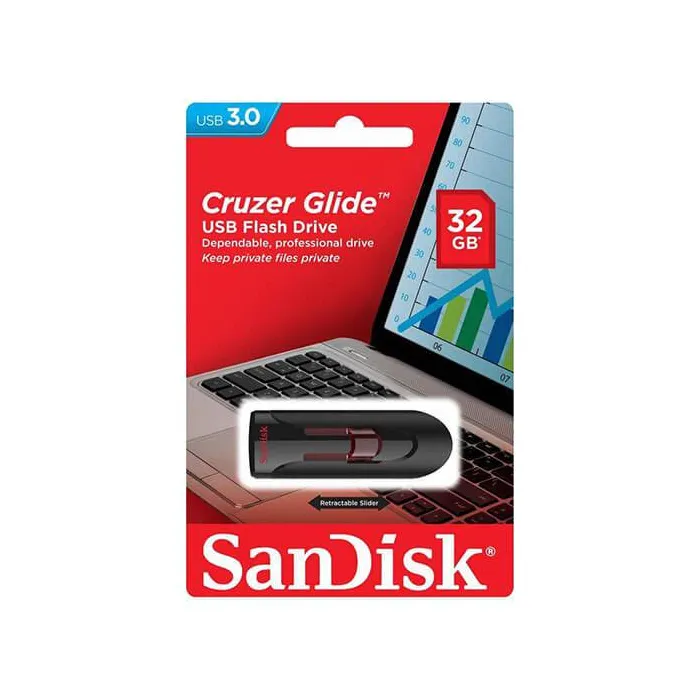 Flash Memory 32GB SanDisk Cruzer Glide USB3.0