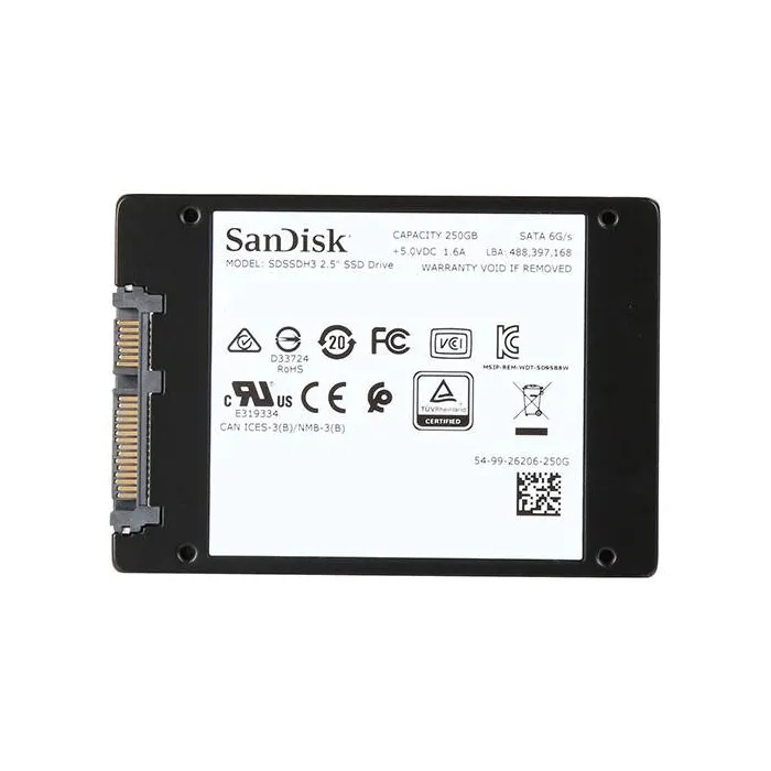 SSD Drive SanDisk Ultra 3D SSD 250GB حافظه اس اس دی سن دیسک