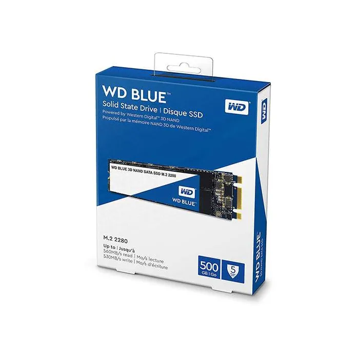 SSD Drive Western Digital Blue M.2 2280 500GB حافظه اس اس دی وسترن دیجیتال
