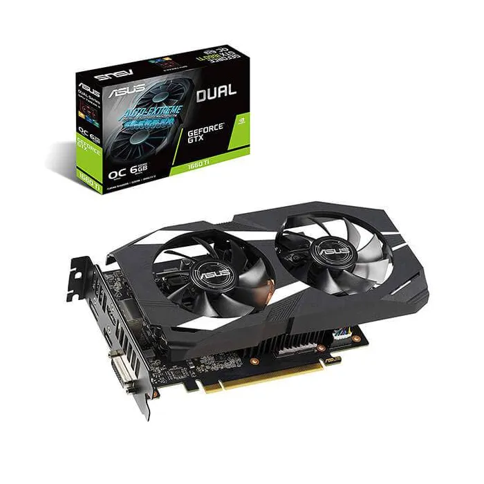 ASUS DUAL-GTX1660TI-O6G Graphics Card