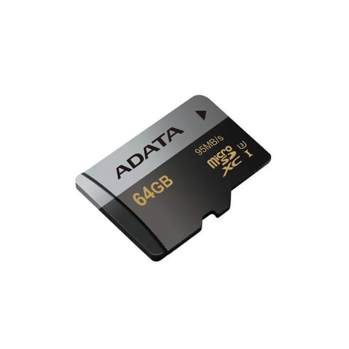 Card 64GB Adata Premier Pro UHS-I U3 Class 10 microSDXC