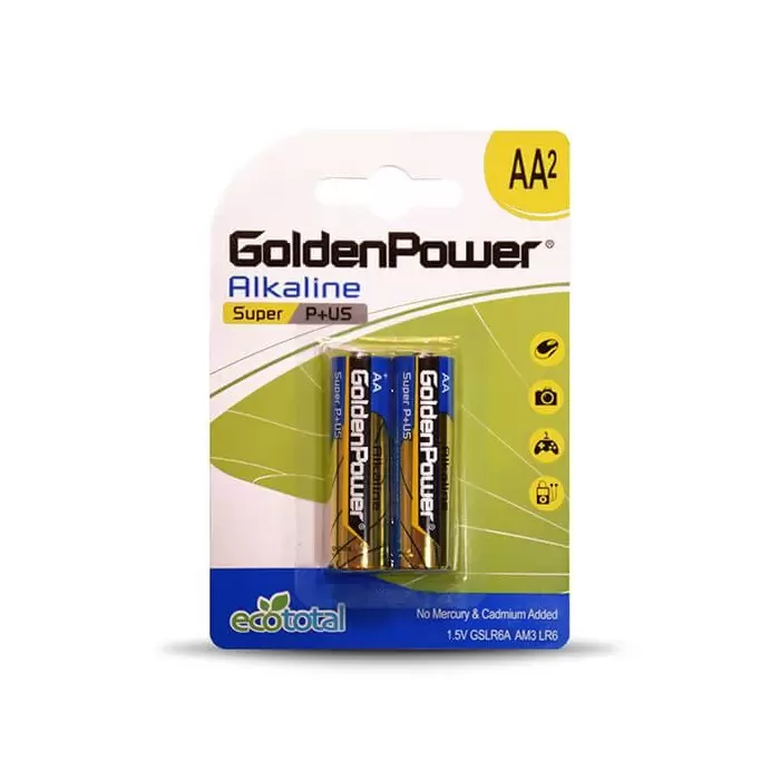 GoldenPower Battery AA*2 Super Alkaline