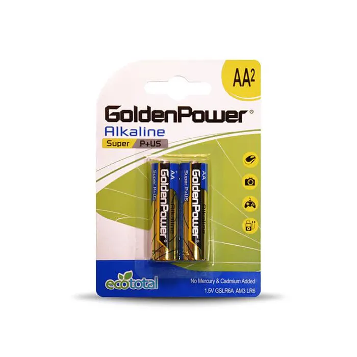 GoldenPower Battery AA*2 Super Alkaline