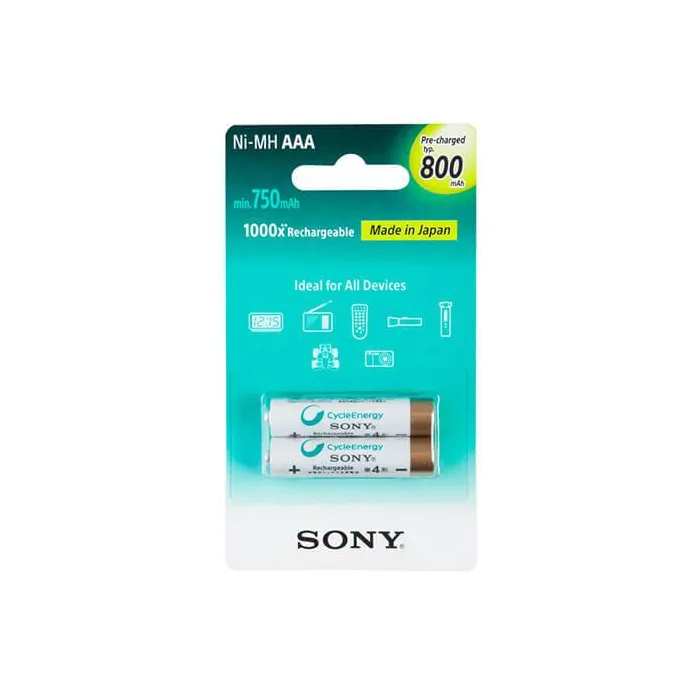 باتری  نیم قلمی قابل شارژ سونی مدل NH-AAA-B2KN