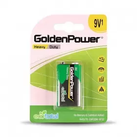 GoldenPower Battery 9V Heavy Duty باتری کتابی گلدن پاور