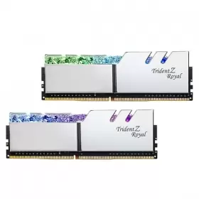 رم کامپیوتر DDR4 دو کاناله 3200 مگاهرتز CL14 جی اسکیل مدل Trident Z Royal ظرفیت (2×16)32 گیگابایت