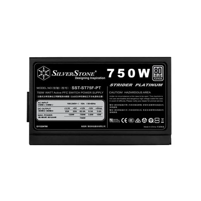 Power SilverStone Strider Platinum SST-ST75F-PT
