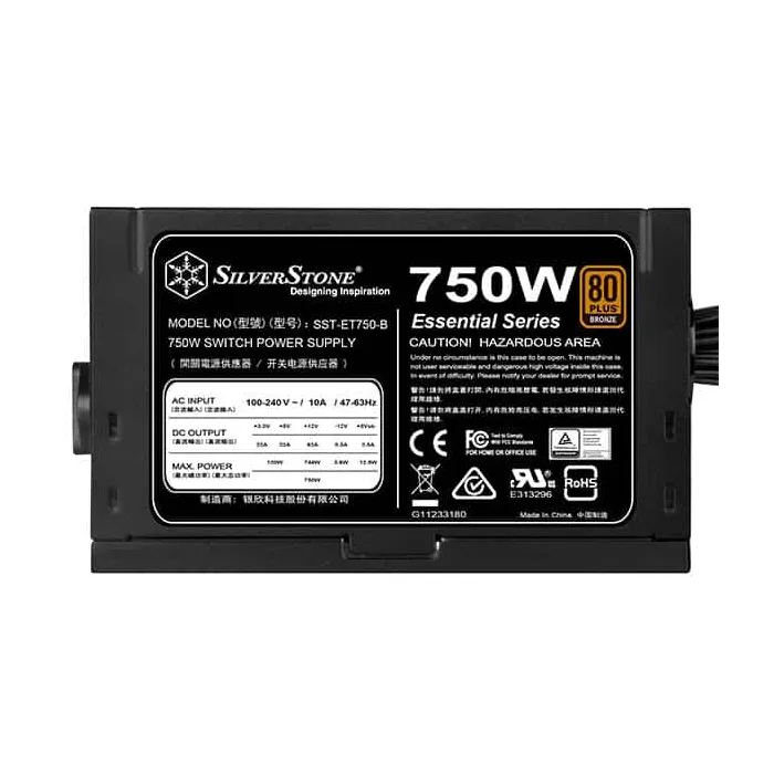 Power SilverStone Essential SST-ET750-B