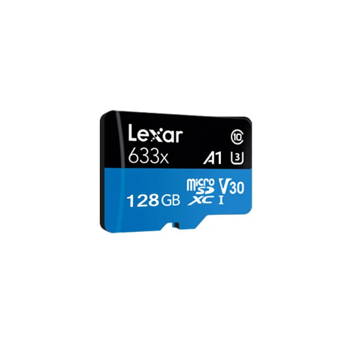 کارت حافظه لکسار ظرفیت 128 گیگابایت مدل High-Performance 633x UHS-I U3 A1 Class 10