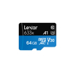 کارت حافظه لکسار ظرفیت 64 گیگابایت مدل High-Performance 633x UHS-I U3 A1 Class 10