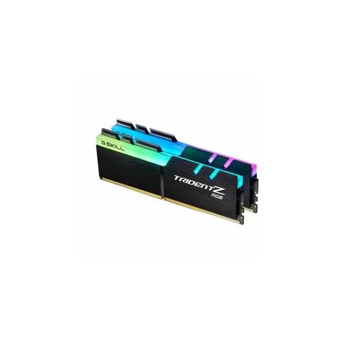 رم کامپیوتر DDR4 دو کاناله 3000 مگاهرتز CL16 جی اسکیل مدل Trident Z RGB ظرفیت (2×16) 32 گیگابایت