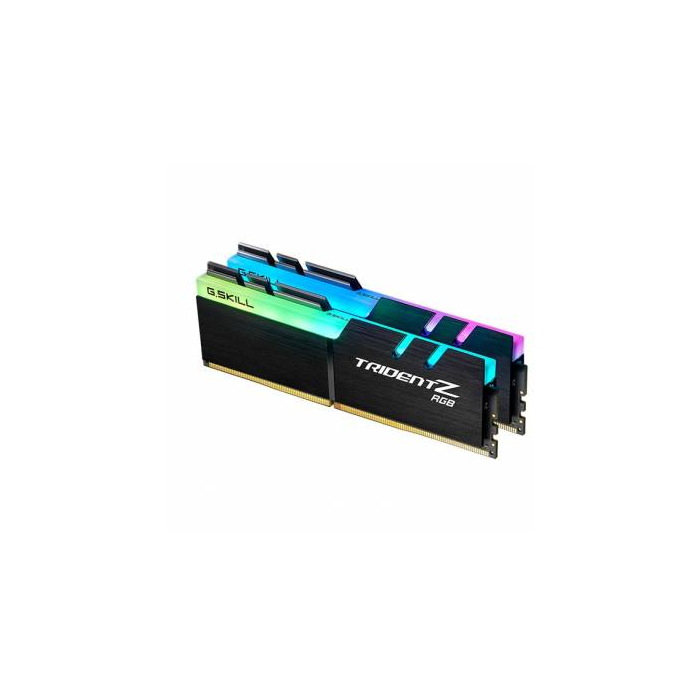 رم کامپیوتر DDR4 دو کاناله 3000 مگاهرتز CL16 جی اسکیل مدل Trident Z RGB ظرفیت (2×16) 32 گیگابایت