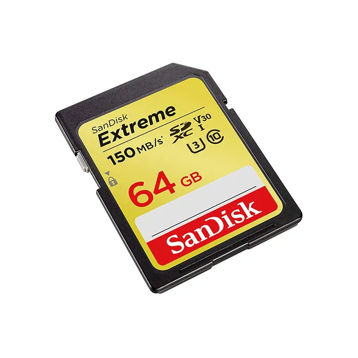 کارت حافظه سن دیسک ظرفیت 64 گیگابایت مدل Extreme UHS-I SDXC Class 10