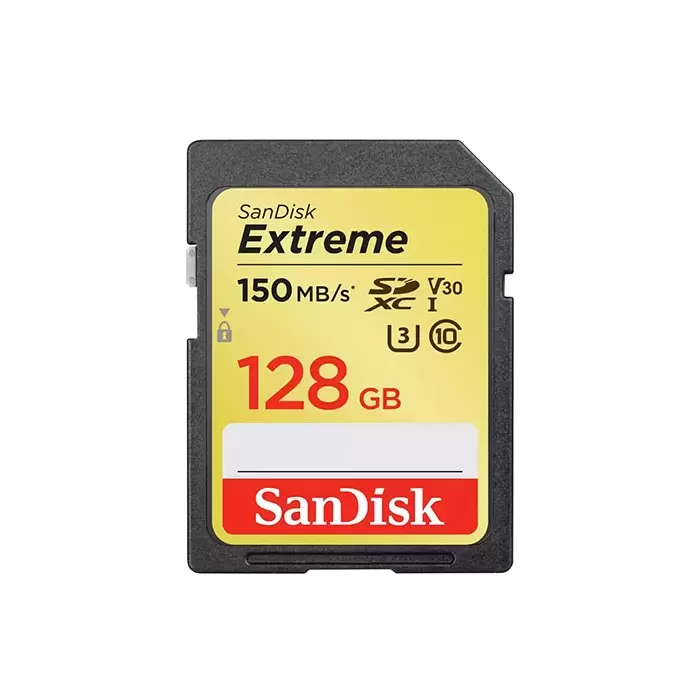 کارت حافظه سن دیسک ظرفیت 128 گیگابایت مدل Extreme UHS-I SDXC Class 10