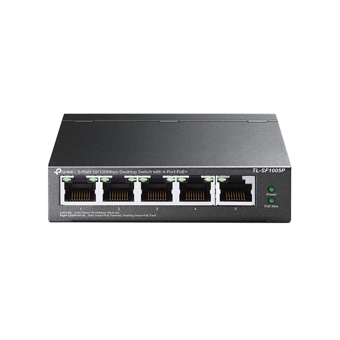 TP-LINK TL-SF1005P 5-Port Desktop PoE Switch