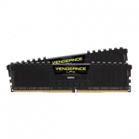 رم کامپیوتر DDR4 دو کاناله 4000 مگاهرتز CL19 کورسیر مدل VENGEANCE LPX ظرفیت (2×8)16 گیگابایت