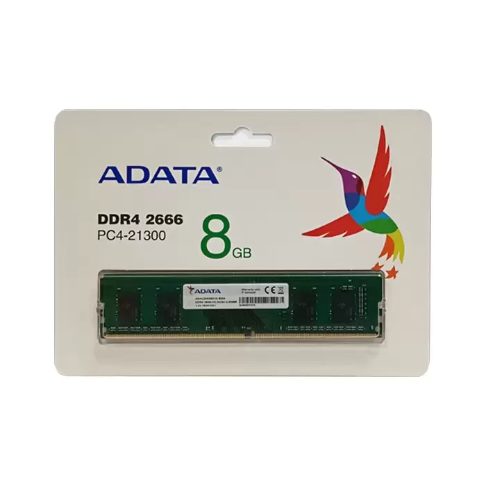 RAM 8GB ADATA DDR4 2666MHZ CL17 U-DIMM DESKTOP رم ای دیتا