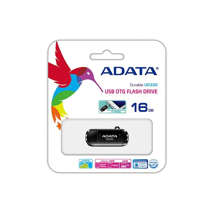 Flash Memory 16GB ADATA DashDrive Durable UD320 USB 2.0 OTG