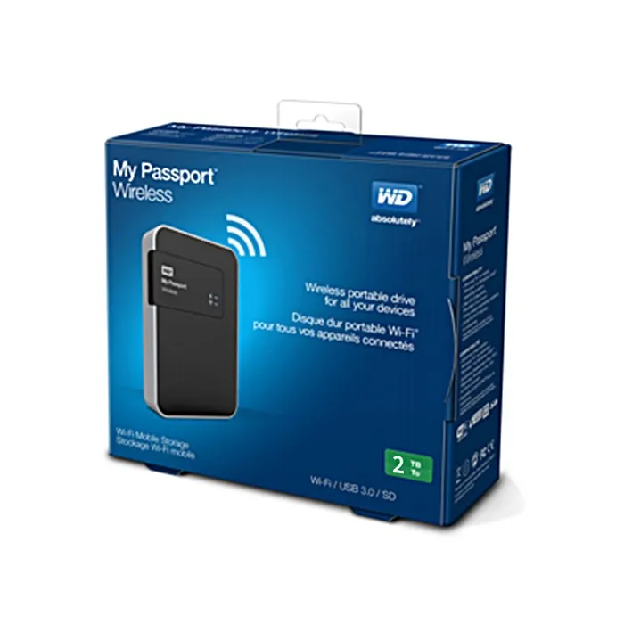 Hard 2TB WESTERN DIGITAL My Passport Wireless 