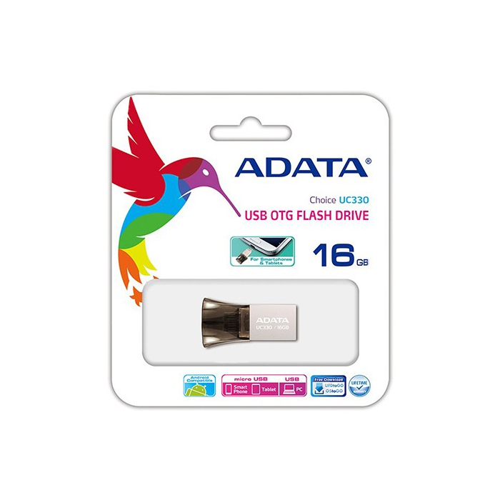 Flash Memory 16GB ADATA Choice UC330 USB 2.0 OTG