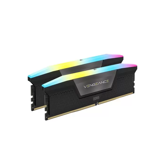 رم کامپیوتر DDR5 دو کاناله 5600 مگاهرتز CL40 کورسیر مدل VENGEANCE RGB ظرفیت (2×16)32 گیگابایت