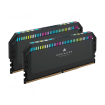 رم کامپیوتر DDR5 دو کاناله 5200 مگاهرتز CL40 کورسیر مدل DOMINATOR PLATINUM RGB ظرفیت (2×16)32 گیگابایت