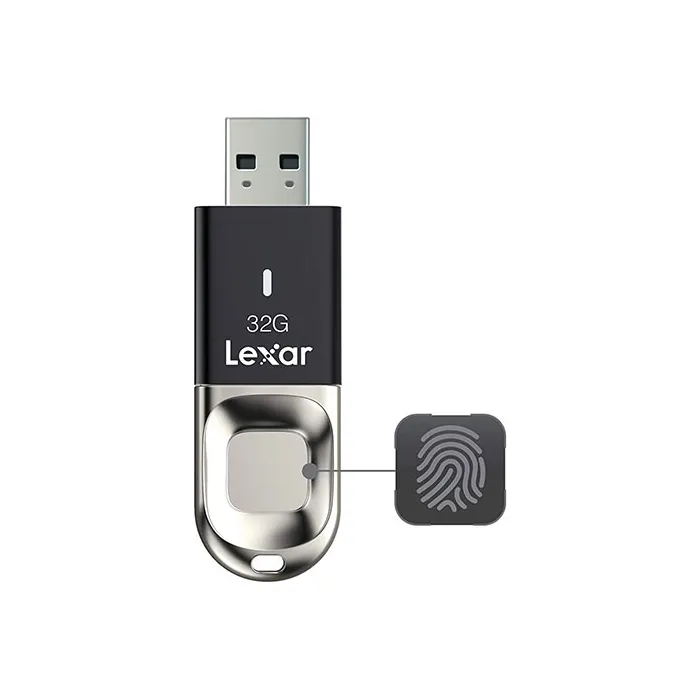 فلش مموری لکسار ظرفیت 32 گیگابایت مدل JumpDrive Fingerprint F35