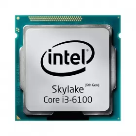 سی پی یو اینتل بدون باکس مدل CPU Intel Core i3-6100 Tray
