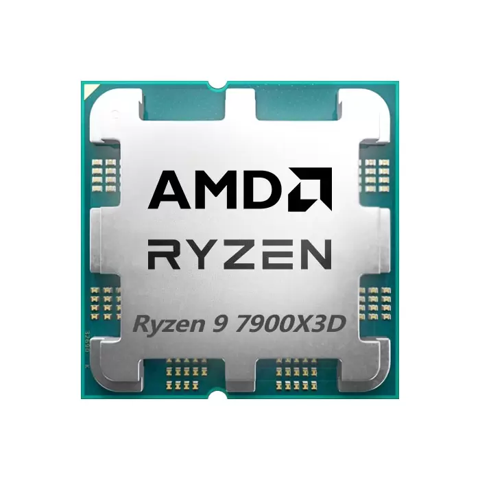 سی پی یو ای ام دی باکس مدل CPU AMD Ryzen 9 7900X3D