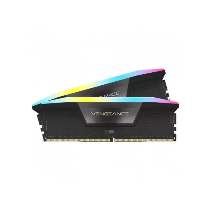 رم کامپیوتر DDR5 دو کاناله 5600 مگاهرتز CL40 کورسیر مدل VENGEANCE RGB ظرفیت (2×16)32 گیگابایت