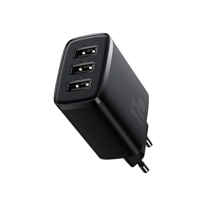 شارژر دیواری باسئوس Compact Charger 3U 17W CCXJ020101