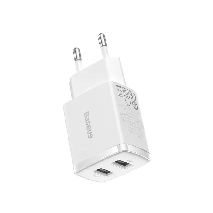 شارژر دیواری باسئوس Compact Charger 2U 10.5W CCXJ010202
