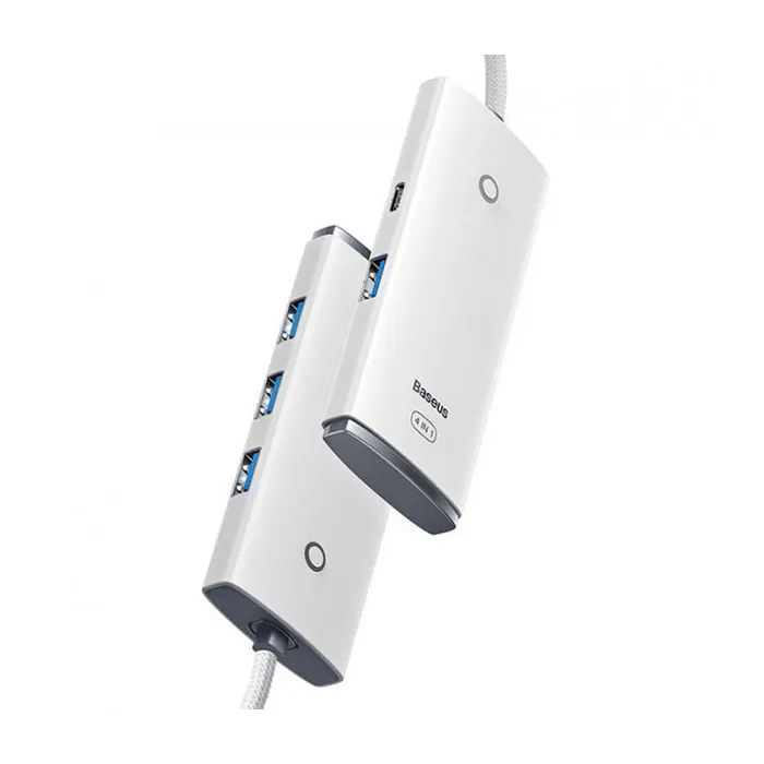 لیست قیمت خرید هاب یو اس بی باسئوس Baseus 4PORTS USB-A WKQX030002
