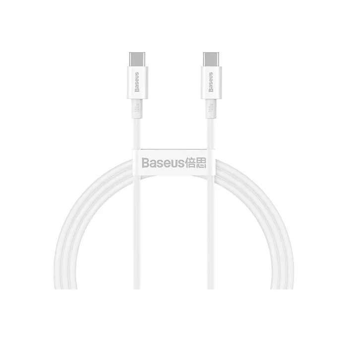 قیمت خرید کابل شارژر باسئوس مدل TYPE-C TO TYPE-C CATYS-B02