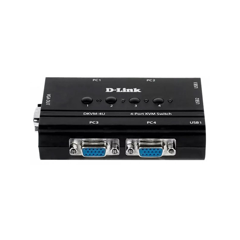 DKVM-4U 4-Port USB KVM Switch